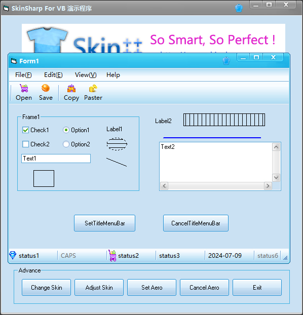 skinsharp(软件换肤库) v1.0.6.7官方版轻量化的VC程序美化工具-互联网项目分享基地-创业兼职副业项目六星资源网